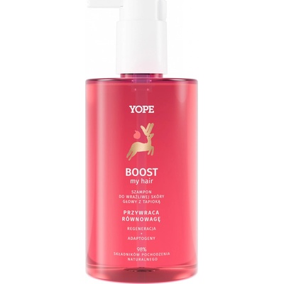 Yope Boost my hair šampon pro citlivou a podrážděnou pokožku hlavy 300 ml
