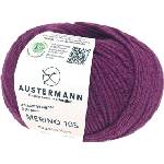 Austermann Merino 105 97612-320 BlackBerry Плетива прежда (97612-320)