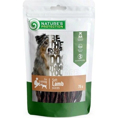 Nature's Protection Dog snack jehněcí prúžky 75 g