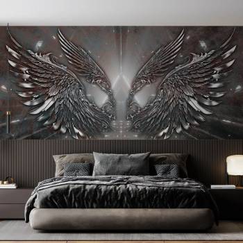 Image 1 of Art Gift Decor Фототапет - Сребърни криле