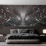 Art Gift Decor Фототапет - Сребърни криле