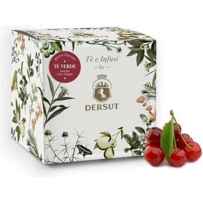 Dersut Caffe Zelený čaj Sencha s třešněmi 15 ks