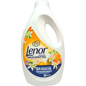 Lenor течен перилен препарат, Универсално пране, Orange blossom, 20 пранета, 1000мл
