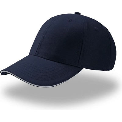 Atlantis Headwear Sport Sandwich 6 panelová baseballová COT-33050496399 Navy/bílá