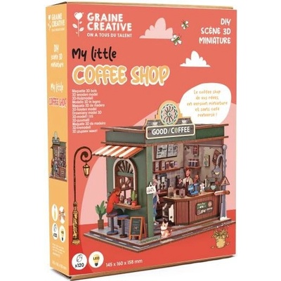 GRAINE CREATIVE Drevený 3D model Kaviareň