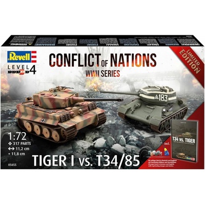 Revell Сглобяем модел, Revell, Конфликт на нациите, Втора световна война, Комплект с книга (R05655)