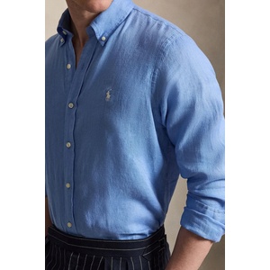 Ralph Lauren риза мъжка от лен Long Sleeve Sport Shirt (710966294) - answear - 312,74 лв