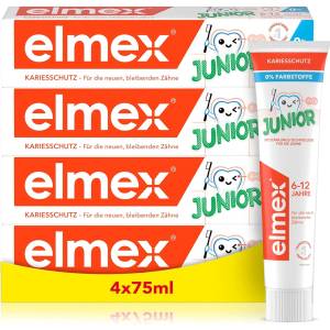Elmex Детска паста за зъби Elmex Junior 4x75ml