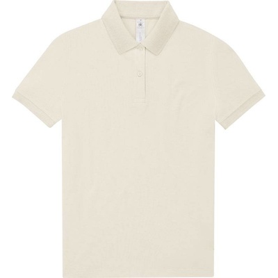 B&C My Polo 180 /women Dámske piqué polo biela krémová off