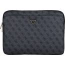 Guess Bag Sleeve 14" 4G Zipper Pocket Triangle Logo black GUCS14ZP4DPTK
