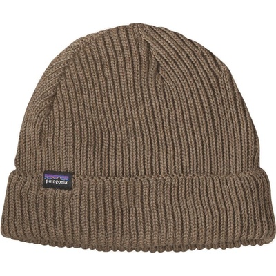 Patagonia Fishermans Rolled beanie hnědá