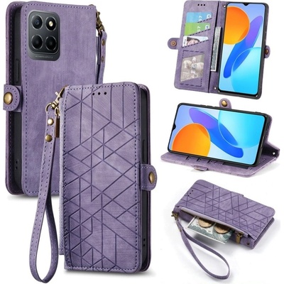 Vsechnonamobil GEOM Peněženkové pouzdro Honor X6 / X8 5G fialové 61242