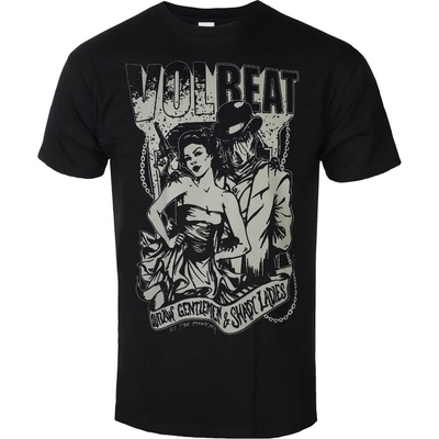 HYBRIS Мъжка тениска Volbeat - Outlaw Gentlemen - Black - HYBRIS - WMX-1-VB001-H26-10-BK