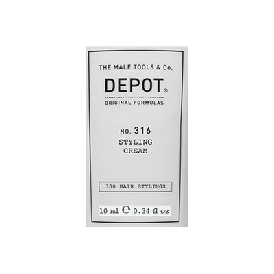 Depot 300 стайлинга за коса № 316 UV филтър крем за оформяне на коса средна фиксация 10 ml