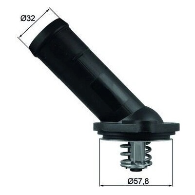Termostat, chladivo MAHLE TI 225 92D