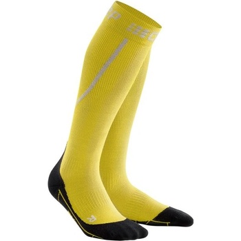 CEP Zimné bežecké podkolienky Winter Run Socks women žltá/čierna
