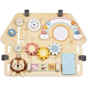 Tooky Toy Tooky Toys: Дървено занимателно табло с лъв (TP515)