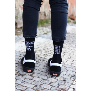 Ponožky na kolo Kolo je Láska Bad day černá
