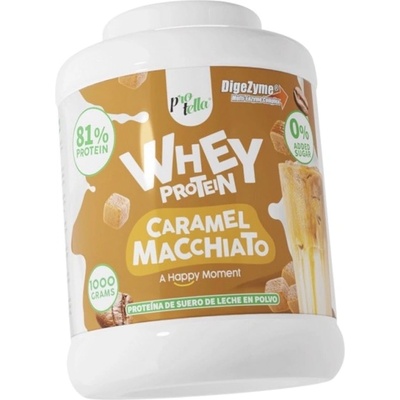 Protella Whey Protein | 81% Protein [1000 грама] Карамел и макиато