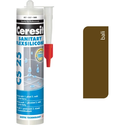 Ceresit CS 25 Sanitárny Silikón 280 g Balibrown