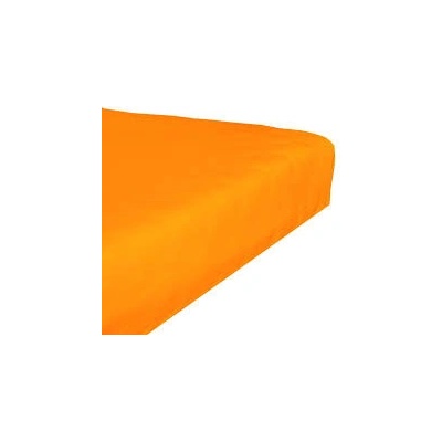 TiaHome Prostěradlo jersey světle oranžové 200x220