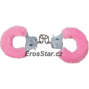 ToyJoy Furry Fun Cuffs Pink Plush