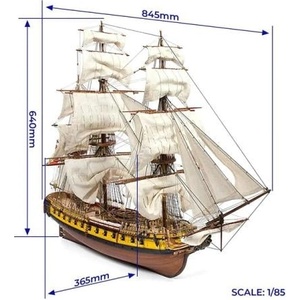 Occre N. S. Mercedes фрегата 1: 85 комплект