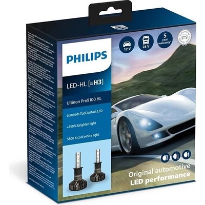 Philips LED H3 Ultinon Pro9100 HL Phil-11336U91X2