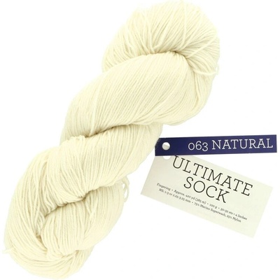 Malabrigo Ultimate Sock Natural 063 krémová