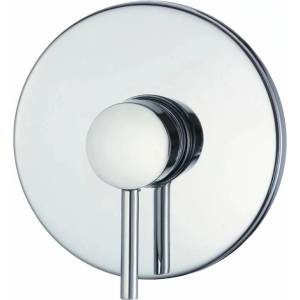 Inter Ceramic Вграден смесител за душ Inter Ceramic с едноръкохватков дизайн, лъскав хром (554015-1)