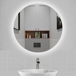 Lidiya Mirror Огледало за баня LED осветление LM Serene Glimmer 500×500мм