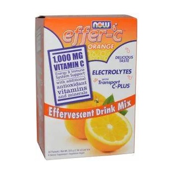 NOW Ефер-Ц - EFFER-C Orange - 30 сашета - NOW FOODS, NF0613