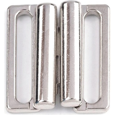 Pro Háčkování Plavkové zapínání šíře 20 mm kovové, nikl – Zboží Mobilmania