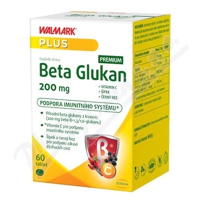 Walmark Beta Glukan 200 mg 60 tabliet