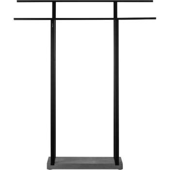 blomus Закачалка за кърпи Menoto 90 см черна (66310)