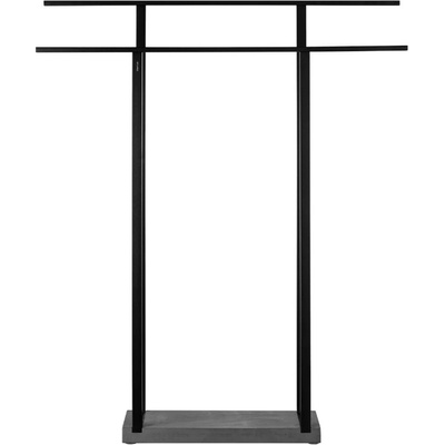 blomus Закачалка за кърпи Menoto 90 см черна (66310)