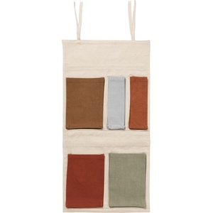 Ferm Living Стенен органайзер Canvas 27 x 32 см цветен (1104271127)