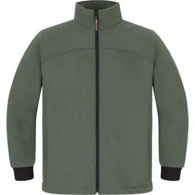 pánské nadměrné mikiny na zip khaki