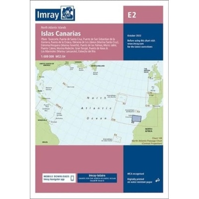 Imray Chart E2 - Islas Canarias Imray Sheet map folded