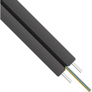 DeTech Оптичен кабел DeTech, FTTH, 4 cores, Indoor, 2000m, Black - 18417 (DE-18417)