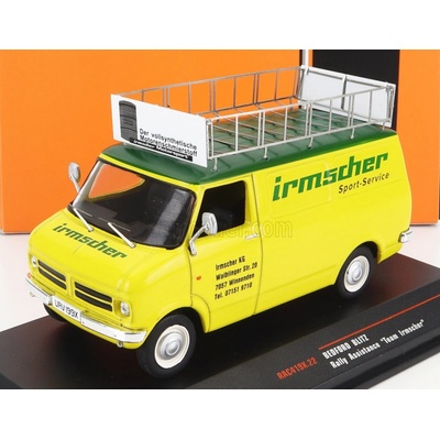 Ixo-models Bedford Cf Van Team Irmscher Rally Assistance 1969 Žlutá Zelená 1:43