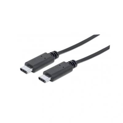 Manhattan 353526 USB кабел 1 м USB 3.2 Gen 2 (3.1 Gen 2) USB C Черен (353526) (353526)