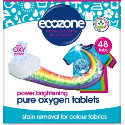 Ecozone Oxy tablety na barevné prádlo 48 ks