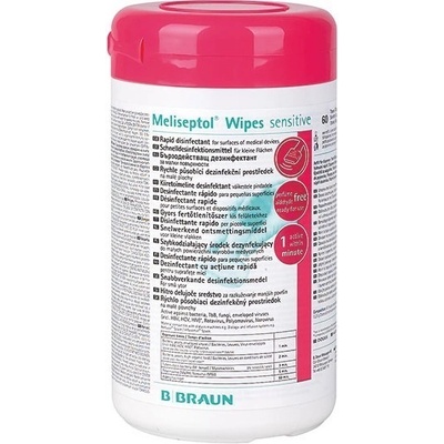 Meliseptol Wipes sensitive utierky dóza 60 ks