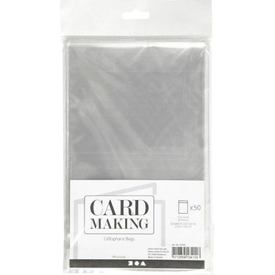 Creativ Company Celofánové obaly na obálky 12,5 × 16 cm (50 ks)