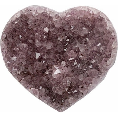 Nefertitis Ametyst drůza srdce AA kvalita 14 NF64069 - cca 11,3 x 11,2 cm, 640 g