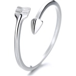 Silenti Jewelry Сребърен пръстен "Стрела" - 7 - 54.5мм (17.2мм диам. )