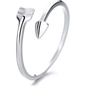 Silenti Jewelry Сребърен пръстен "Стрела" - 7 - 54.5мм (17.2мм диам. )