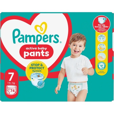 Procter and Gamble Памперс пелени MB S7 (74 бр. /кутия)