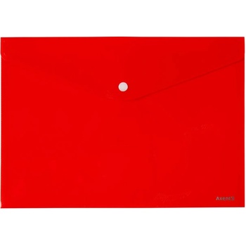 Папка джоб с копче Axent de Luxe А4+ Червен (1303078-07-1412-24)